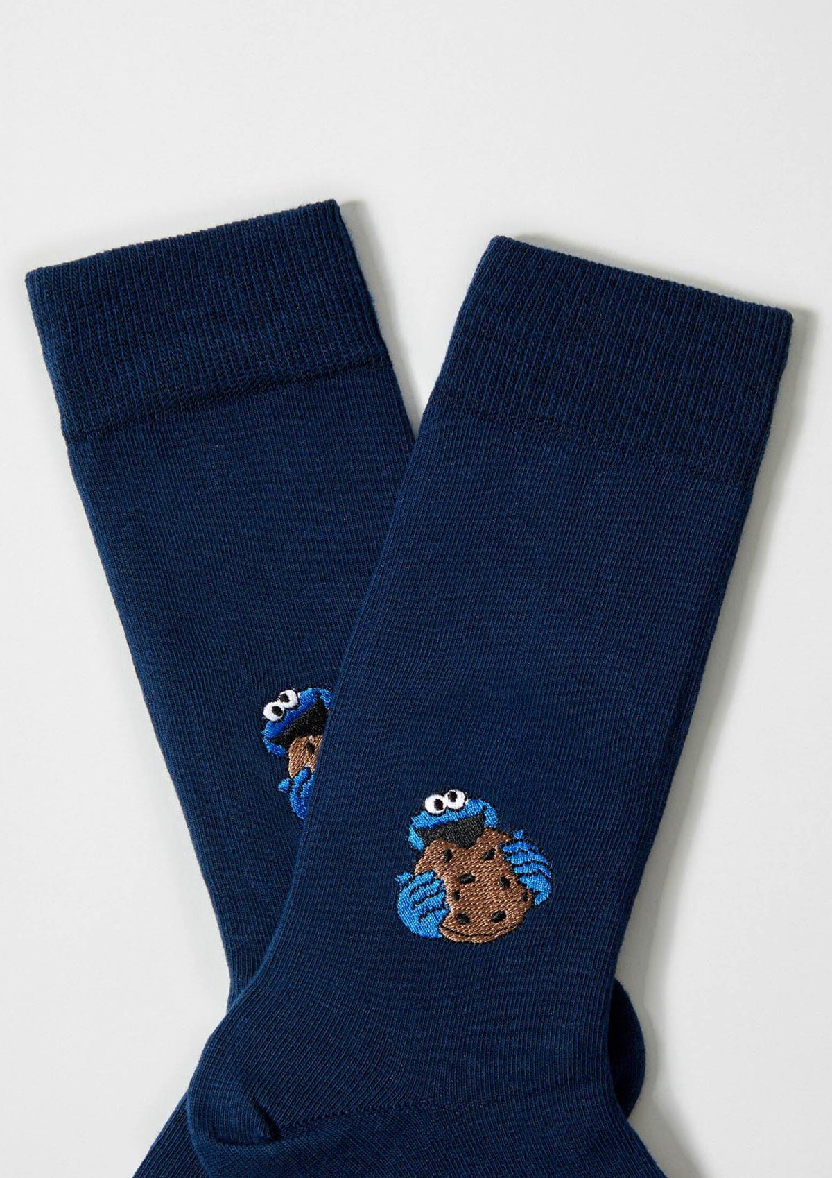 BeSesameStreet Cookie Monster Embroidered Azul