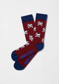 Chaussettes BeSnoopy Skull Bordeaux