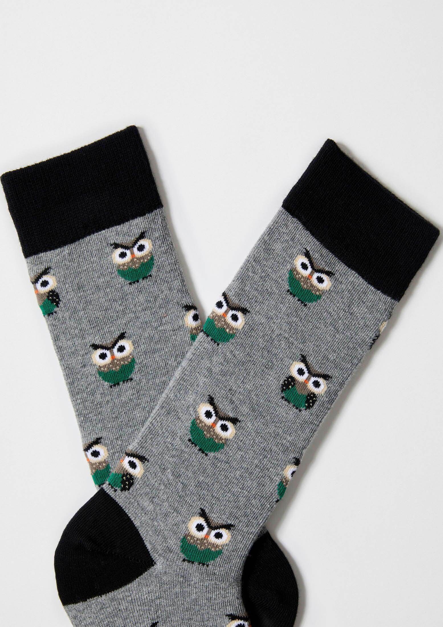 Chaussettes BeOwl Gris