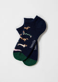 Chaussettes courtes BePets Teckels Marine