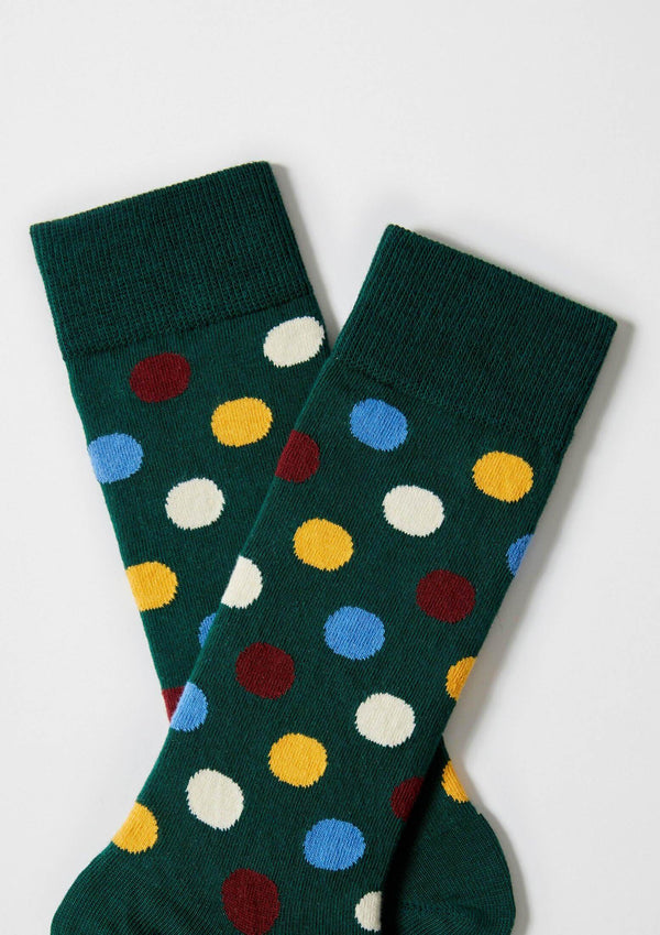 Chaussettes BePolkadots Multicolor – Vert