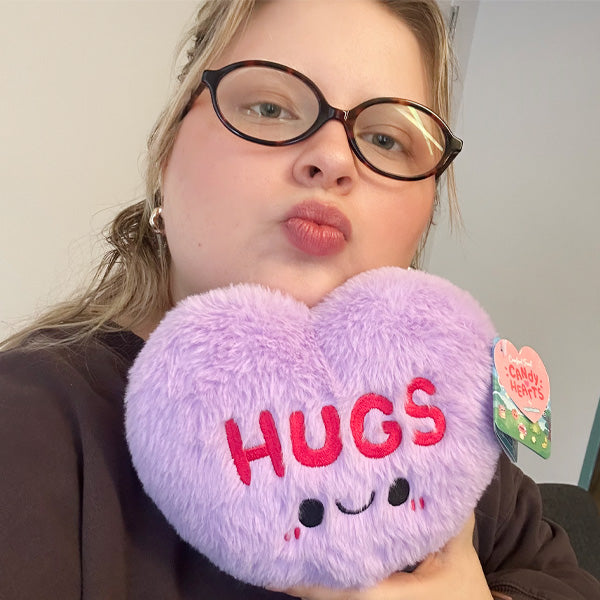 Peluche Snacker – Cœurs Bonbon Hugs