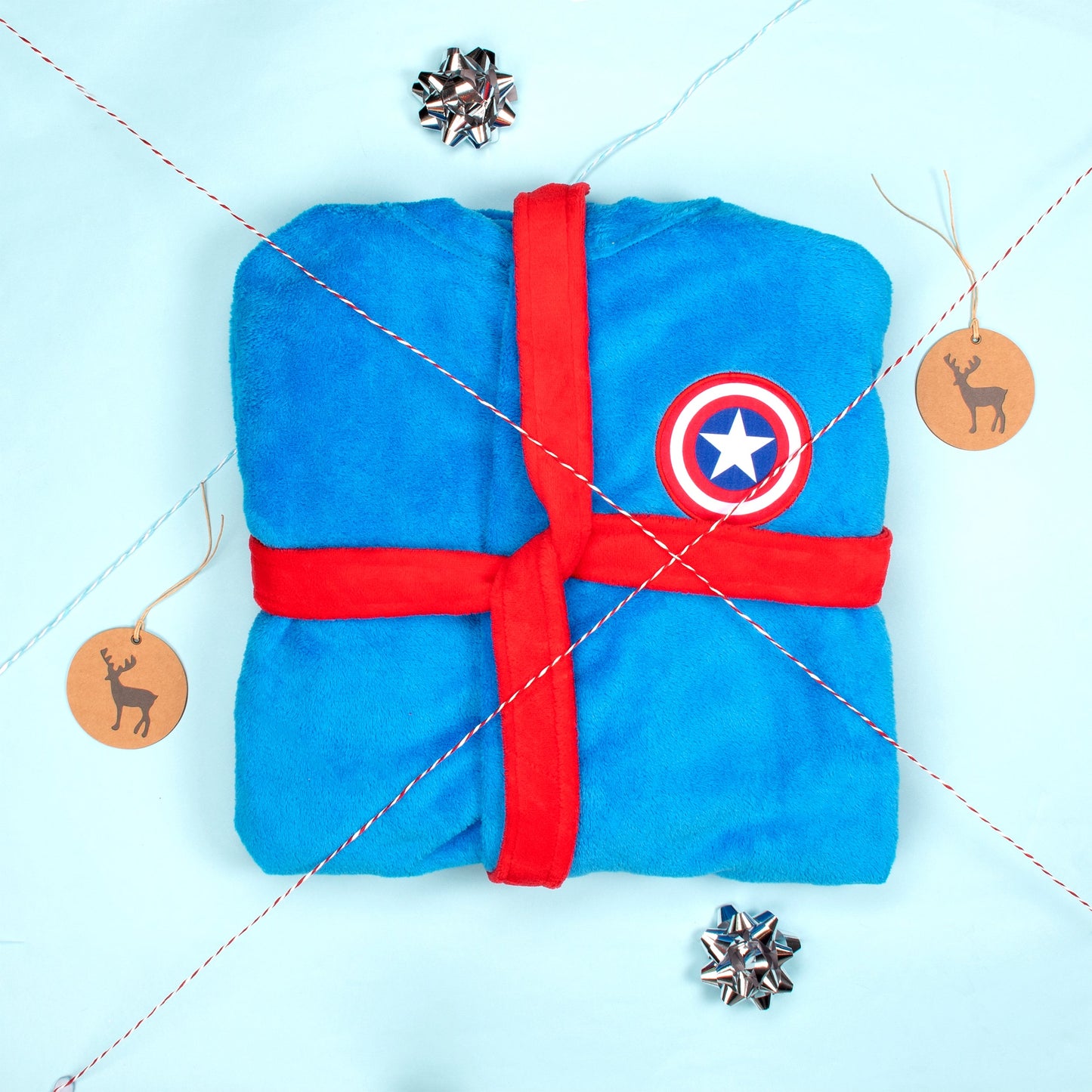 Personalized Kids Captain America Robe