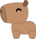 Peluche Capybara – 22,9 cm