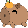 Peluche Capybara Yuzu Stickie – 15,2 cm