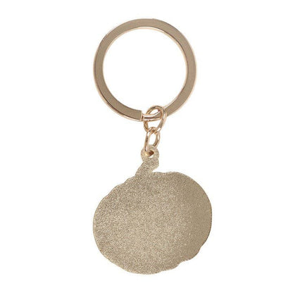 Pretty autumn pumpkin keyring