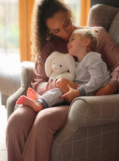 Bear & Me Bramble the Blossom Witte Konijn Pluche Speelgoed