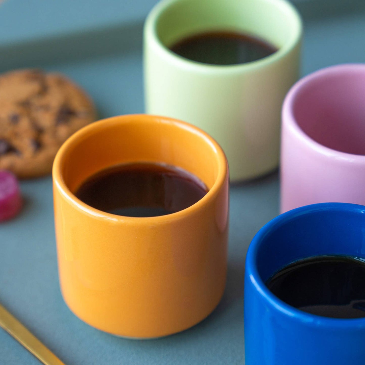 Ensemble de 4 Tasses à Espresso Macchiato Helio Ferretti Vue 1
