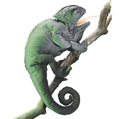 Marionnette à main Caméléon/Caméléon 2215 Folkmanis réaliste