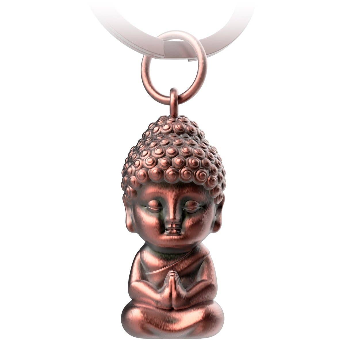 "Karma" Buddha Keychain - Buddha Pendant - Mini Buddha Lucky Charm - Chakra Yoga Gift Figurine