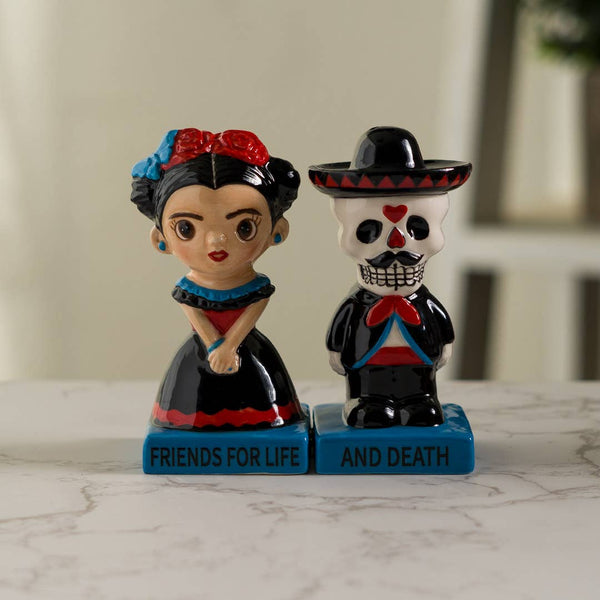 Salière et poivrière Dia De Los Muertos – vue 2
