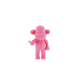 Ornement - Figurine Singe Hang Loose 'La Légende' - Polyrésine - Rose - 20,5x13,5x35cm