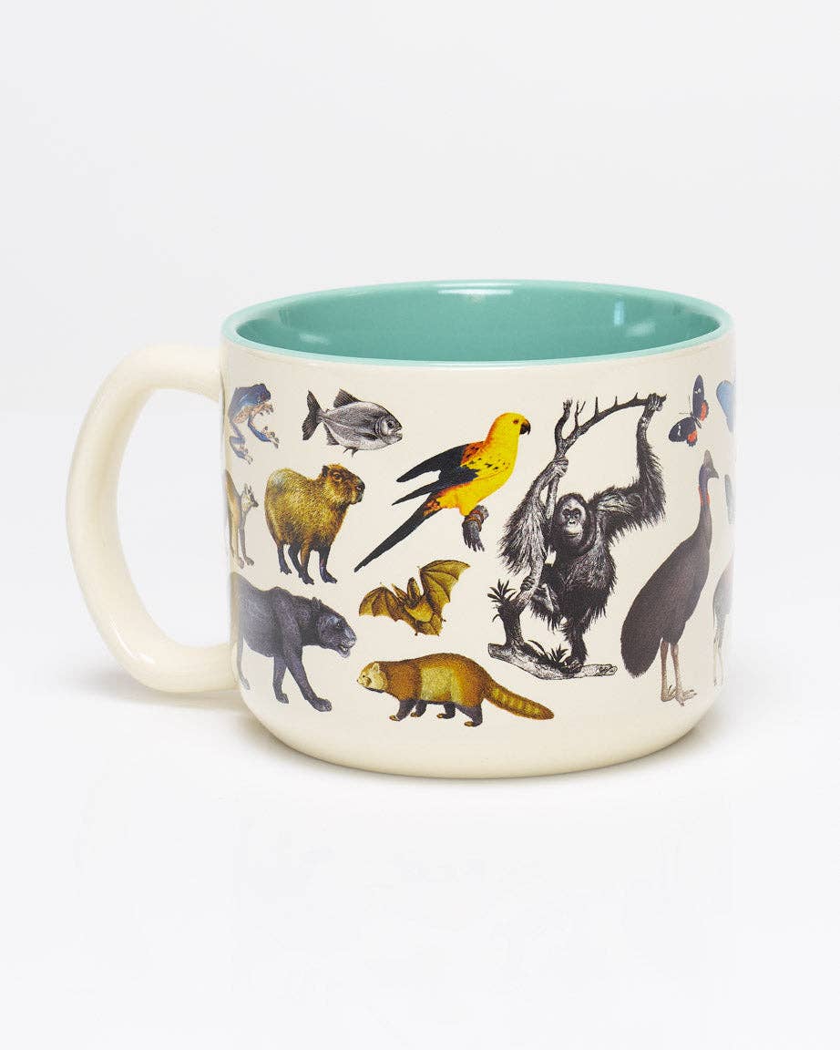 Tropical Rainforest Zoology Mug 440 ml