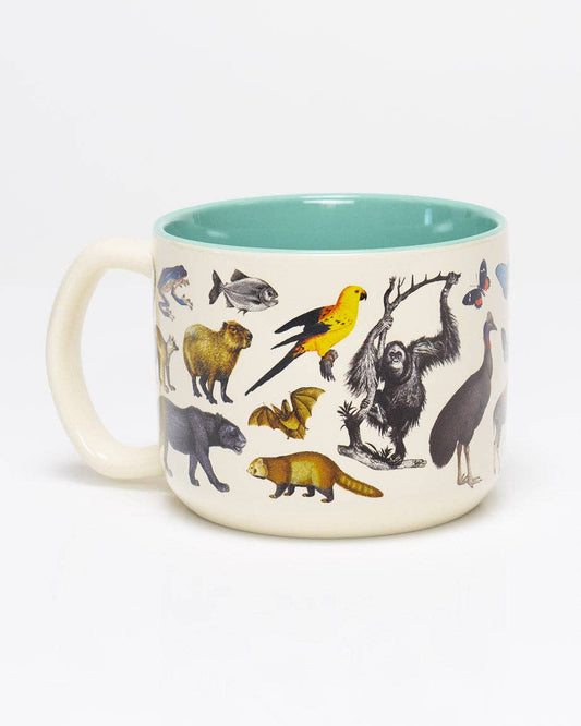 Mug Rainforest Zoology 440 ml – produit scientifique Cognitive Surplus EU, vue 2