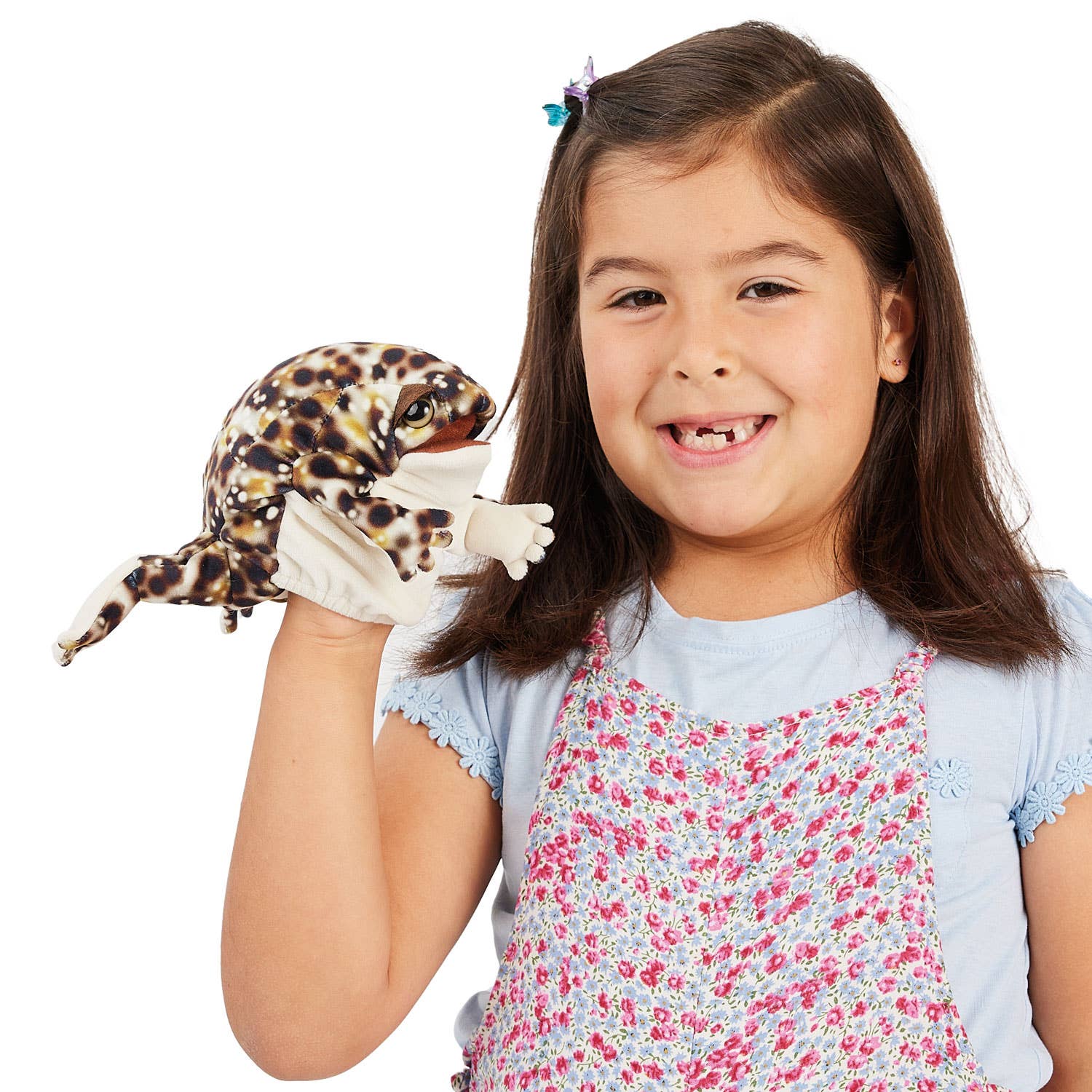 Marionnette à main Desert Rain Frog 3214/ Desert Rain Frog Folkmanis réaliste