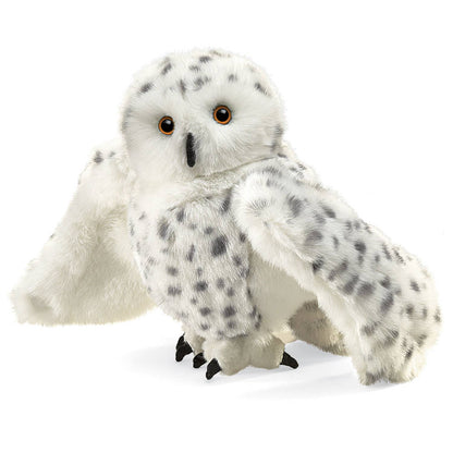 Marionnette à main Harfang des neiges/Harfang des neiges 2236 Folkmanis réaliste