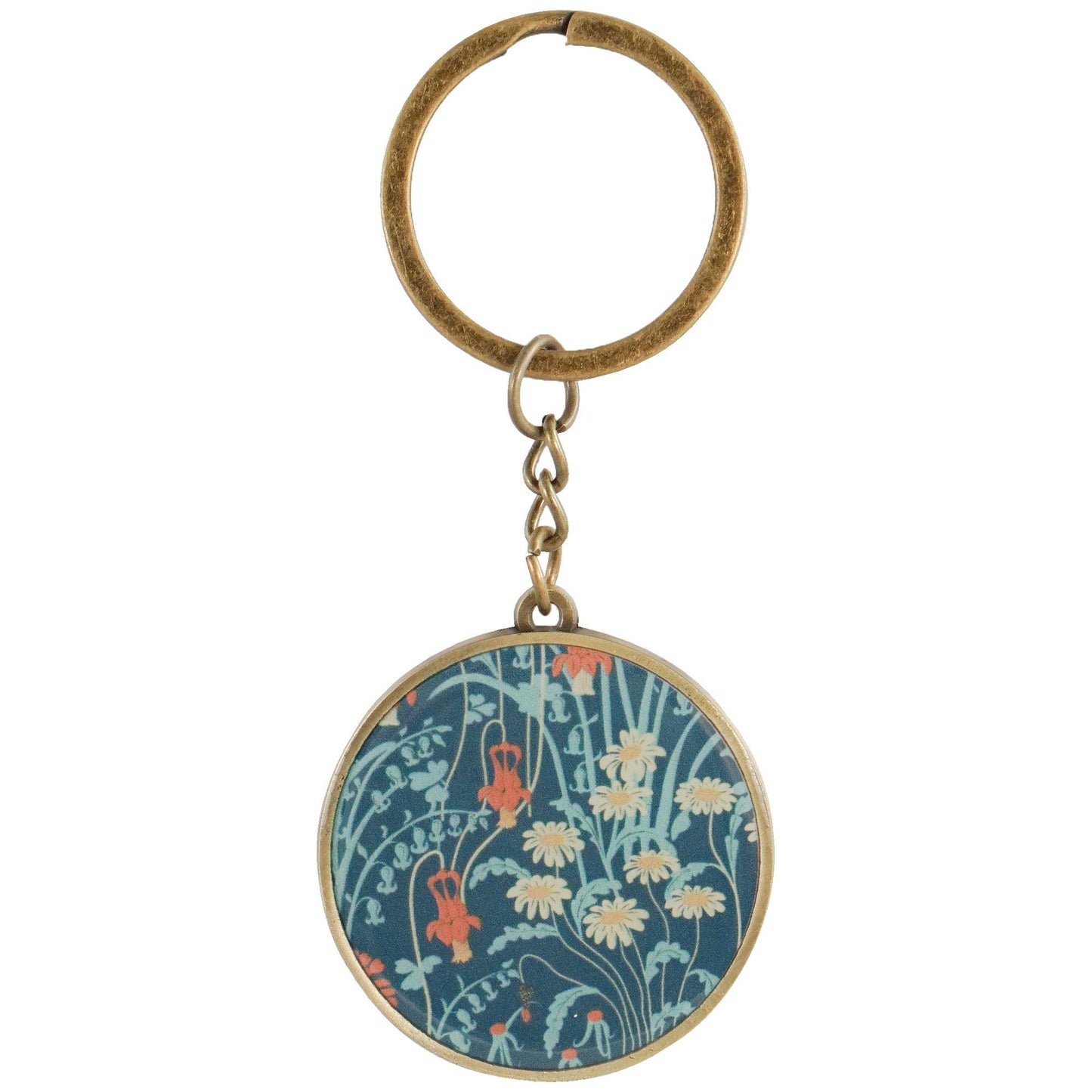 Metalen sleutelring - ACS Walter Crane (Meadow Flowers)