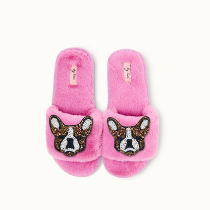 Paire de broches pour Chaussons - Bouledogue français