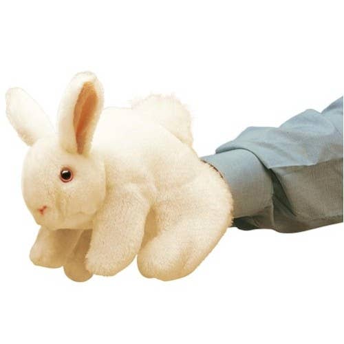 Marionnette à main Lapin blanc/Lapin lapin blanc 2048 Folkmanis réaliste