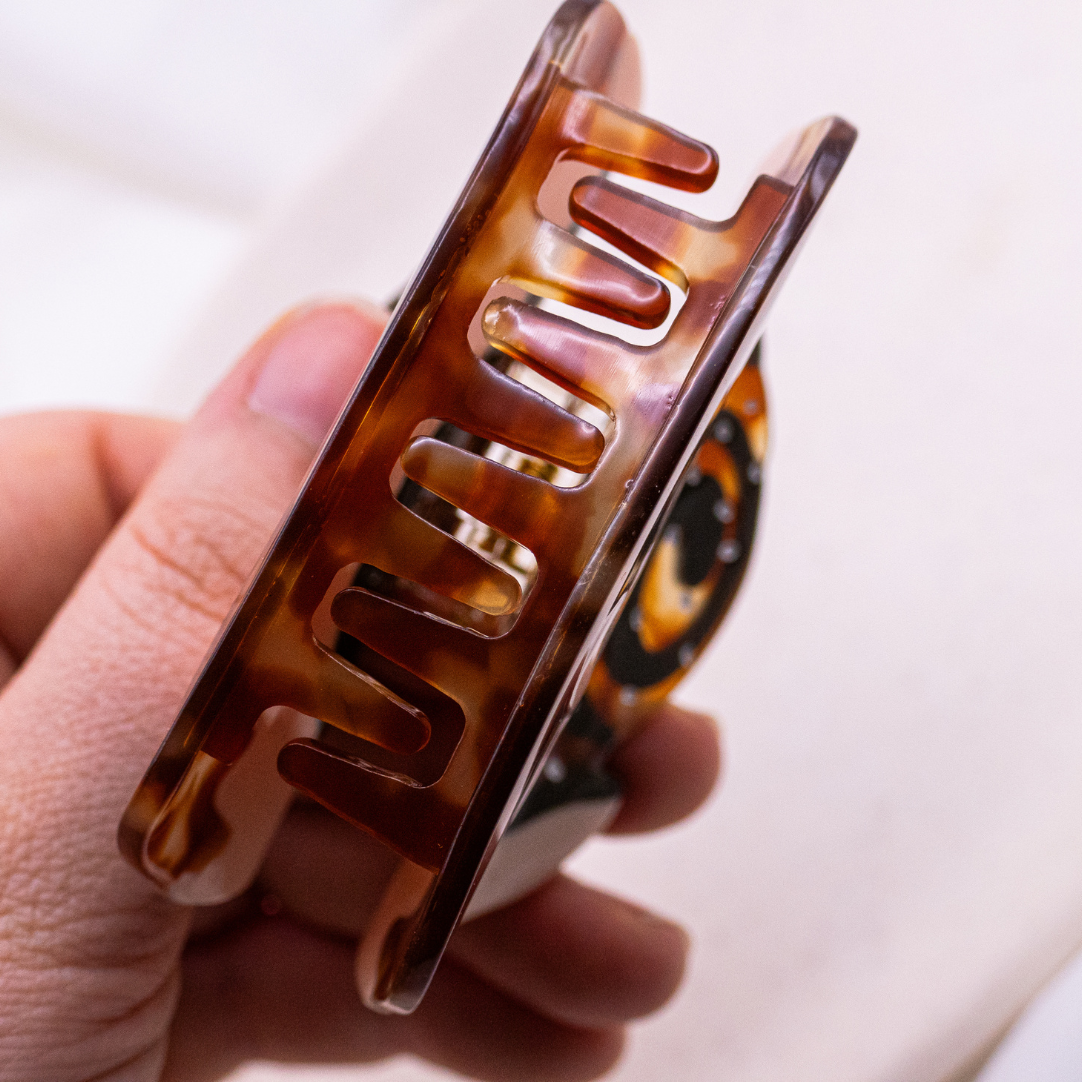 Swedish Cinnamon Roll Hair Clip