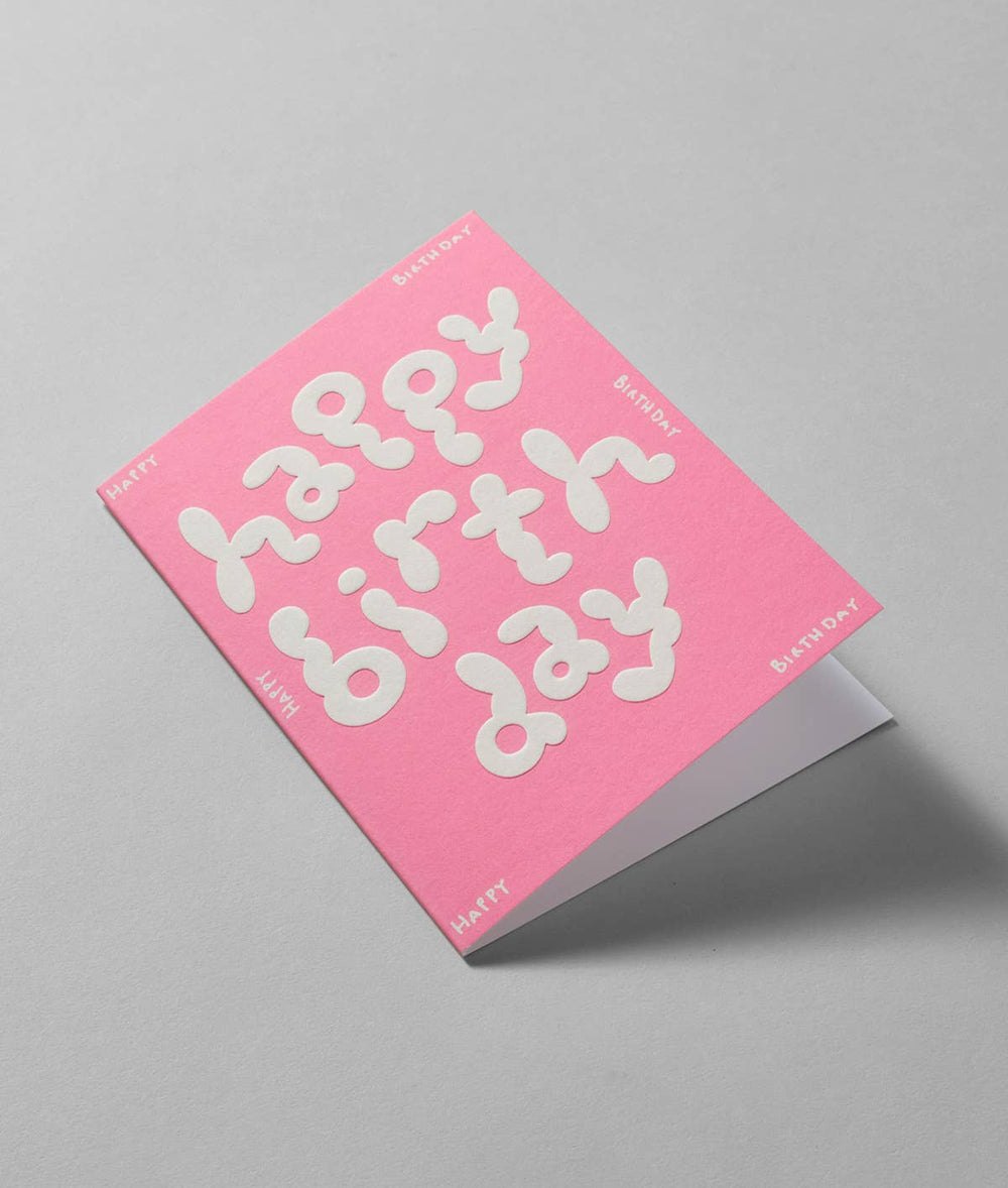 Carte d’Anniversaire « Happy Birthday »