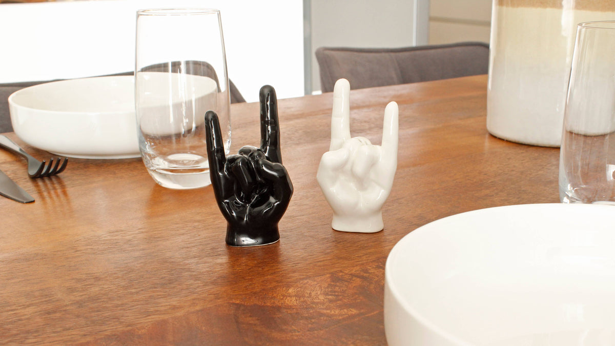 Salt and pepper Hands Rock