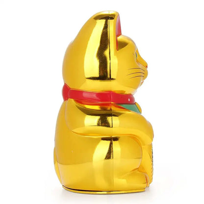 Chat Chanceux Doré Brillant - le Chat Chanceux