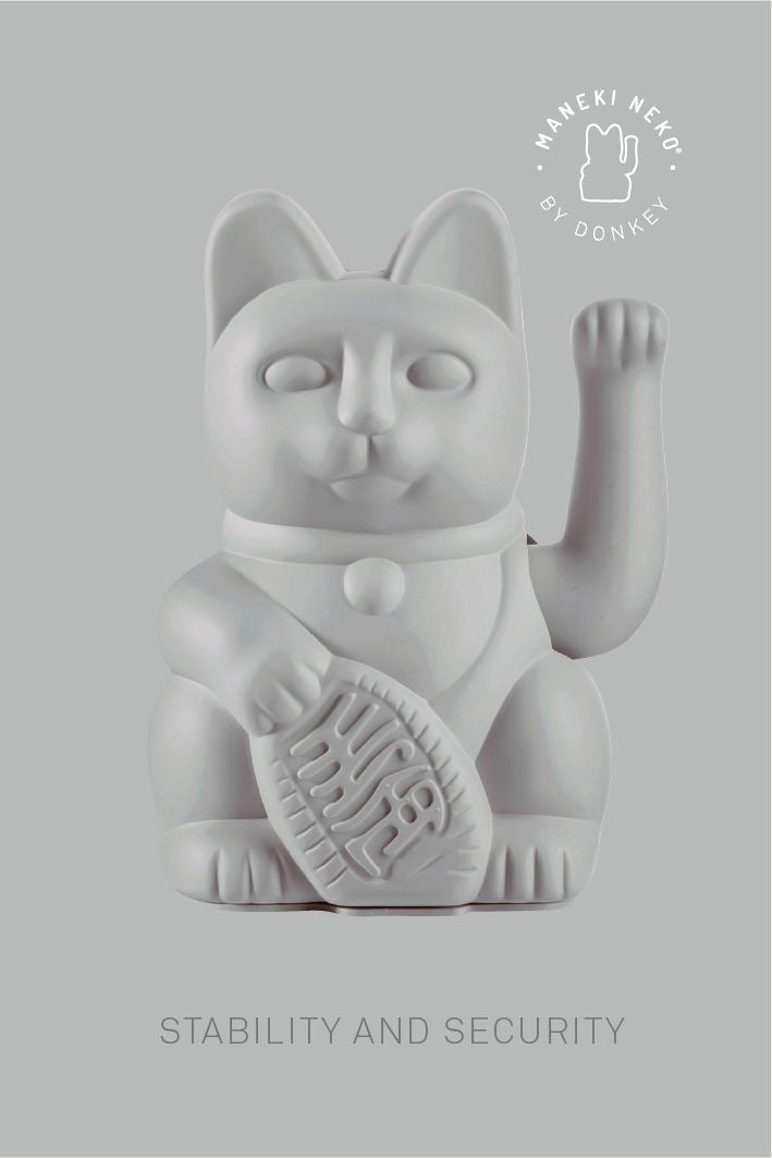 Chat Chanceux Gris