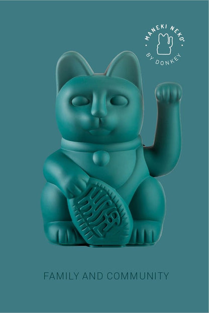 Chat Chanceux Vert