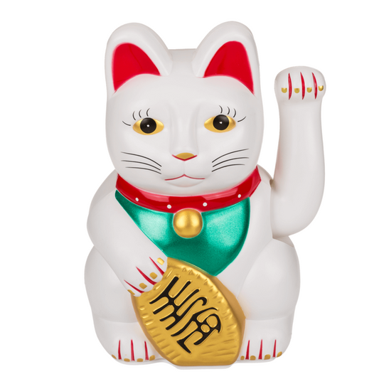 Classic White Lucky Cat