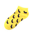 Korte auberginekleurige sokken