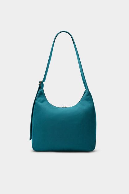 Sac hobo Claire Bleu paon