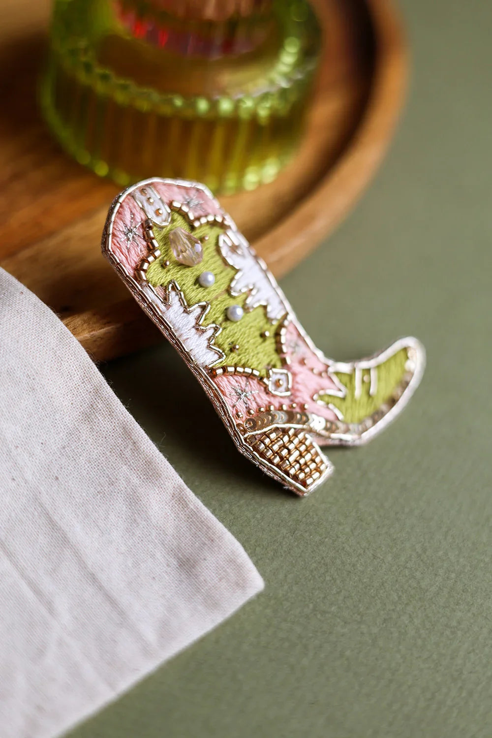 Cowboy boot - Brooch