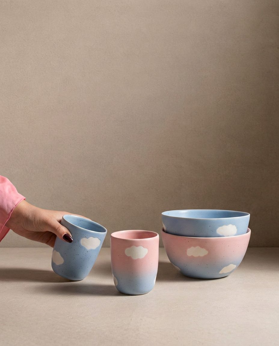 Cloud Cup 220ml 6 Pieces Set Gift Collection