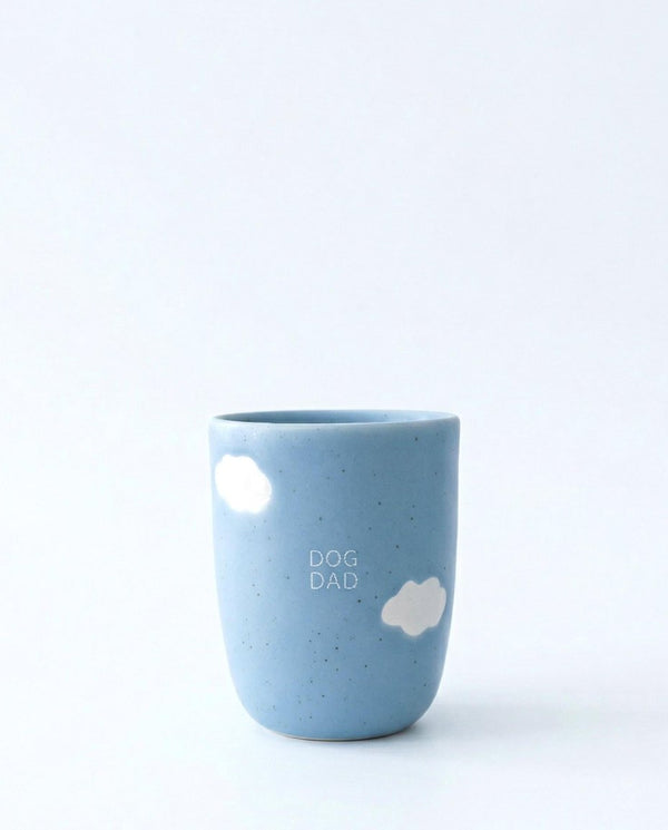 Cloud Medium Cup 220ml Dog Dad White