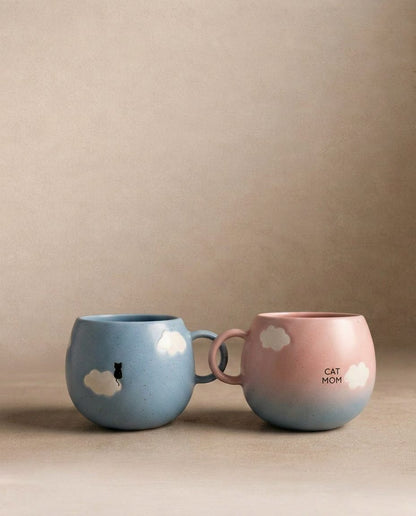 Ensemble Cloud Mix Sunset – 2 tasses 500 ml Maman & Papa chat