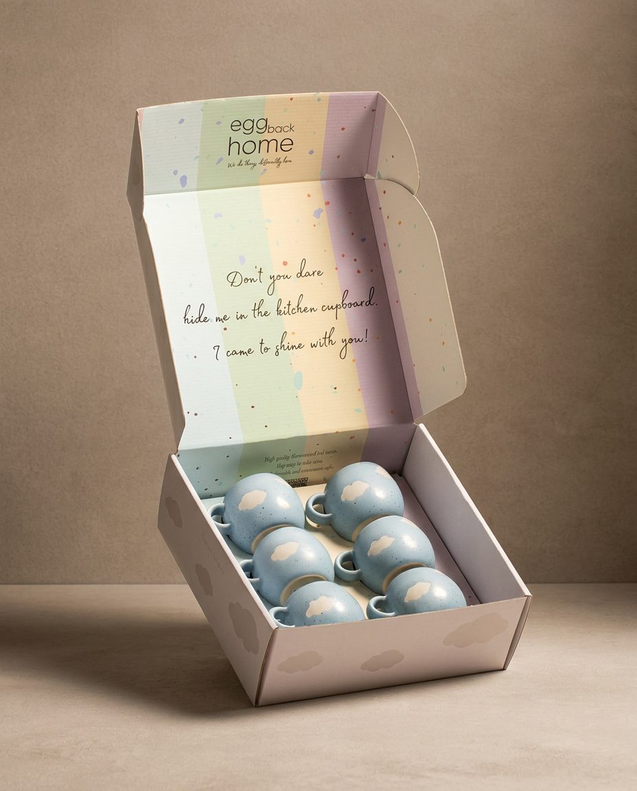 Cloud Mug 90ml 6-Piece Gift Set Collection