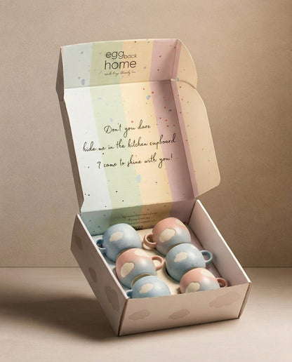 Cloud Mug 90ml 6-Piece Gift Set Collection