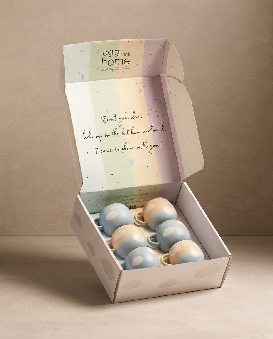 Cloud Mug 90ml 6-Piece Gift Set Collection