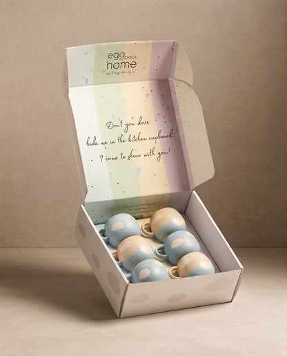 Cloud Mug 90ml 6-Piece Gift Set Collection