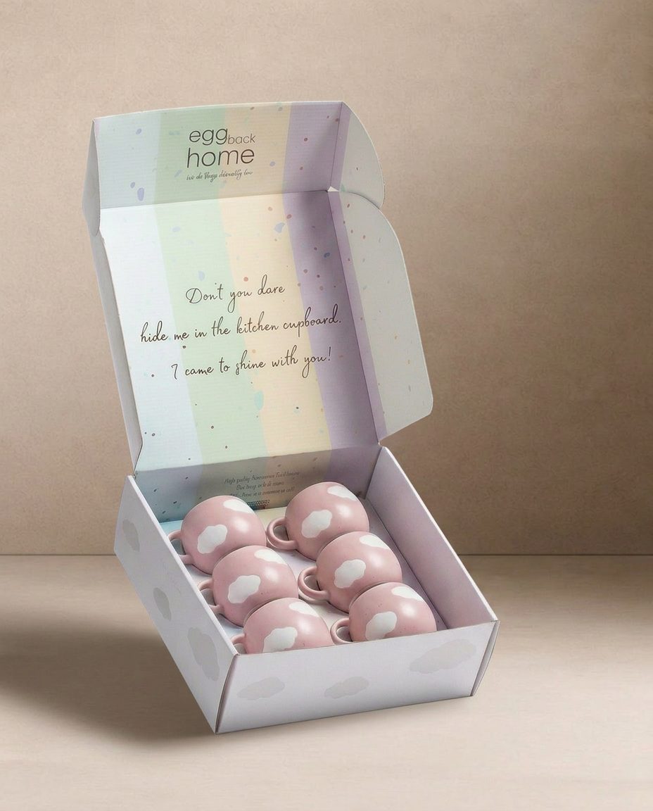 Cloud Mug 90ml 6-Piece Gift Set Collection