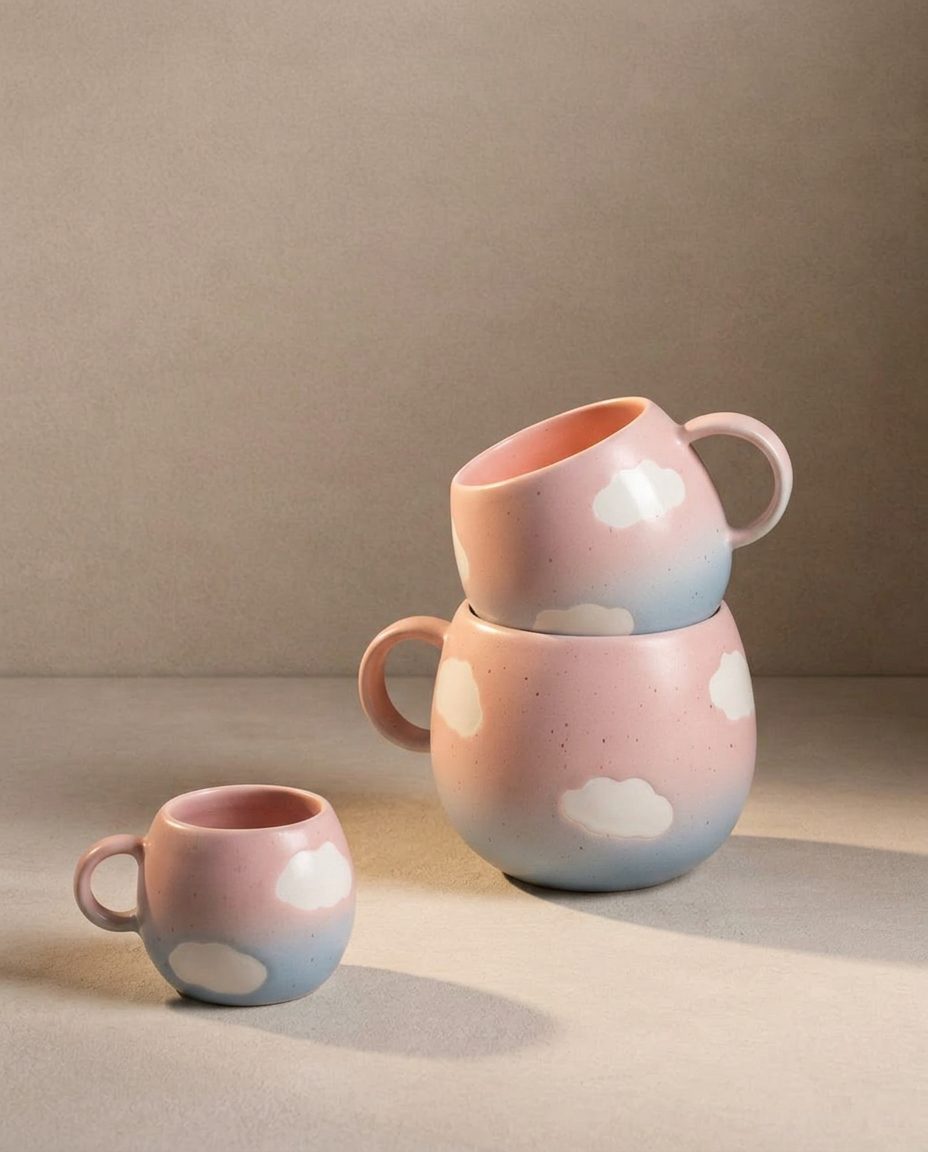 Mug Cloud Sunset en grès – 500 ml