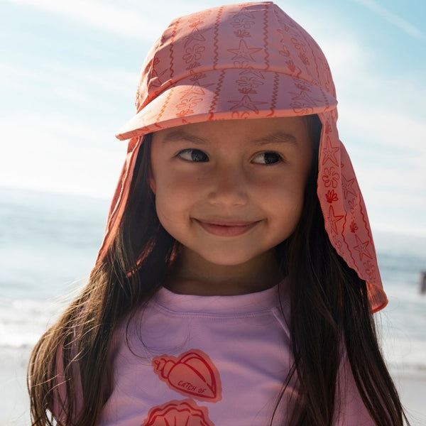 UV Sun Cap - Pink - Coastal Charm