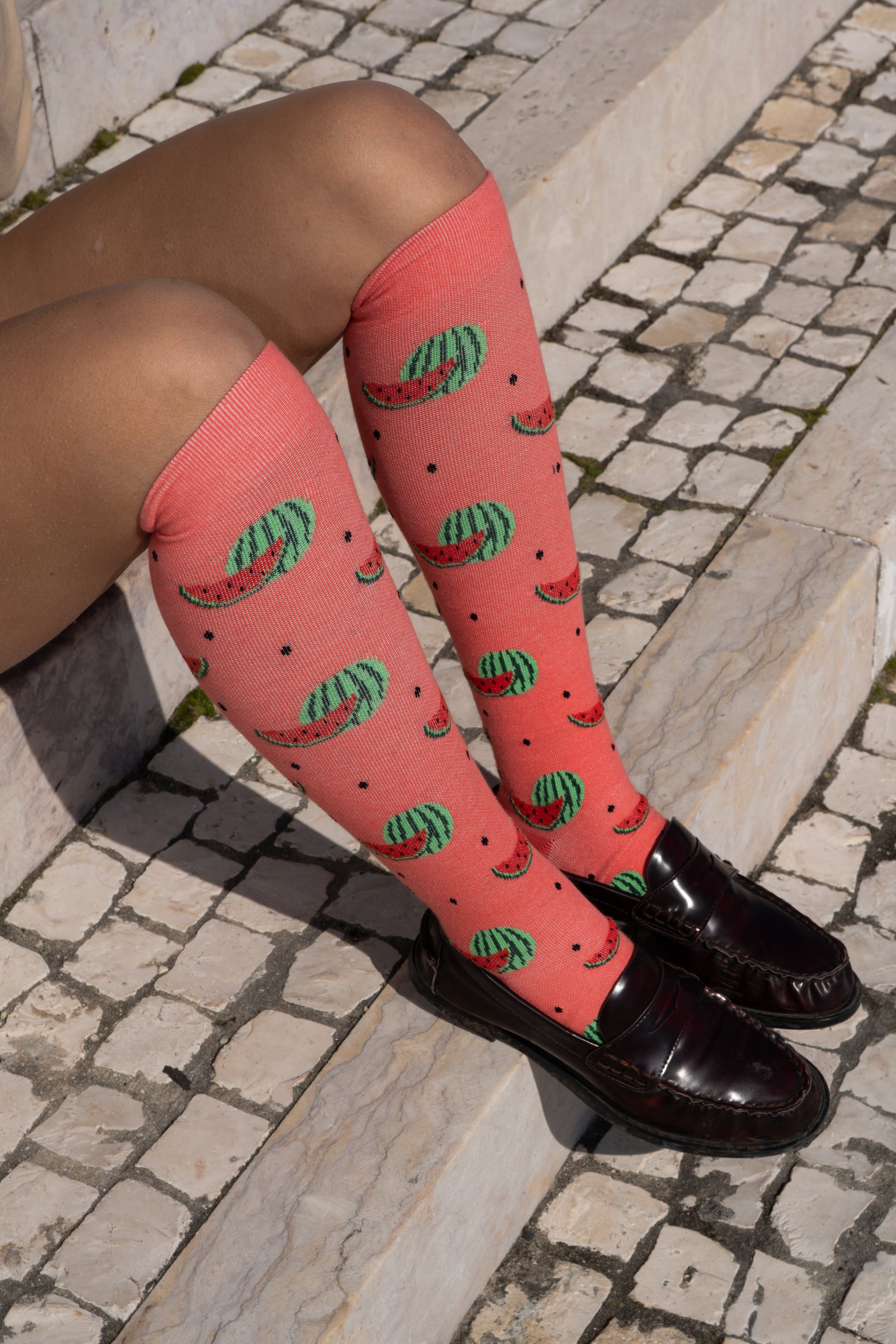 Chaussettes de Compression « Pastèque » - Chulé
