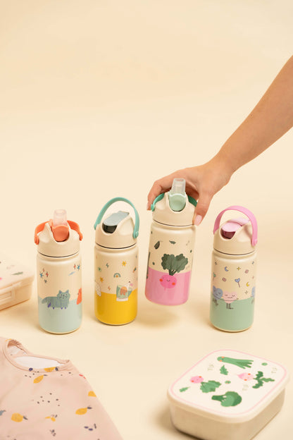 Trinkflasche aus Edelstahl Dancing Hearts