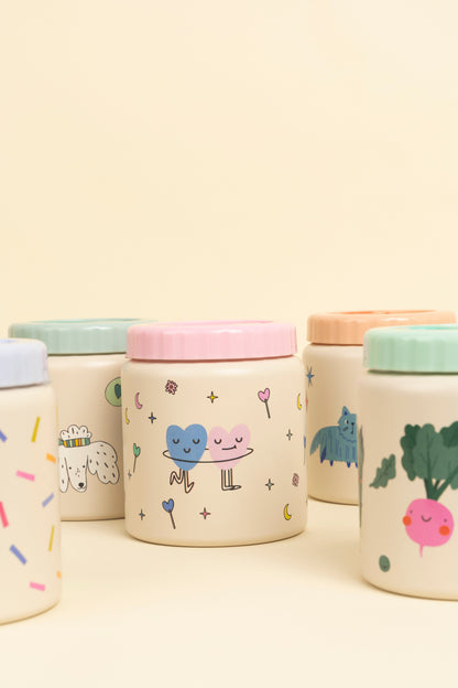 Thermolebensmittelbehälter aus Edelstahl CONFETTI 500ml