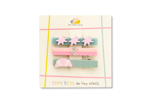 Hair Clips 3-Piece Set Sparks