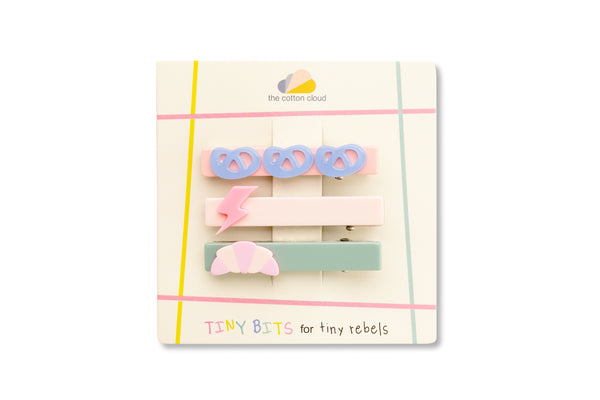 Hair Clips 3-Piece Croissant Set
