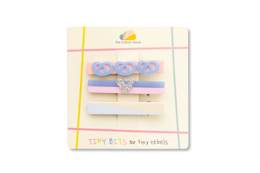 Hair Clips 3-Piece Set Pretzel
