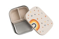 Rainbow Stainless Steel Lunchbox with Removable Compartments